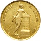 Costa Rica. &frac12; Onza, 1850-JB. NGC EF45