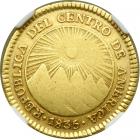 Costa Rica. 2 Escudo, 1835-CR- F. NGC F15