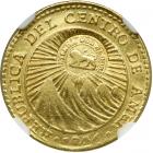 Costa Rica. Escudo, ND. NGC AU50