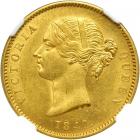 British India. Mohur, 1841-C. NGC MS61