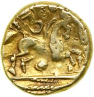 Britain. Celtic Coinage, Trinovantes. Whaddon Chase type, c. 55-45 BC. Gold Stater (5.66 g). VF - 2