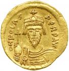 Phocas, 602-610. Gold Solidus (4.46 g) minted at Constantinople. EF