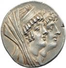 Syria, Seleukid Kingdom. Cleopatra Thea and Antiochos VIII, 125-120 BC. EF