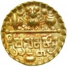 India, Dynasty of Chhatisgarh (post Gupta), c. AD 8th Century. Gold Dinar (1.33 g). EF
