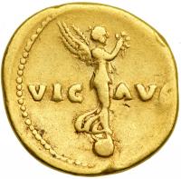 Judaea Capta Coinage. Vespasian, AD 69-79. Gold Aureus (7.12 g) minted at Rome, c. July-December AD 71. VF - 2