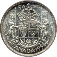 Canada. 50 Cents, 1953. PCGS MS65 - 2