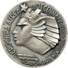 Italy. Medal for Italo Balboas Transatlantic Flight, 1933. AU