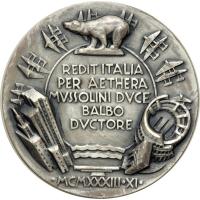 Italy. Medal for Italo Balboas Transatlantic Flight, 1933. AU - 2