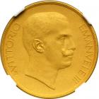 Italy. Pattern Gilt Bronze 20 Lire, 1903. NGC PF66
