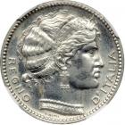 Italy. Pattern 10 Centesimi, 1915-R. NGC MS63