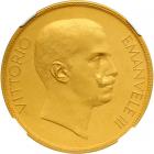 Italy. Pattern Gilt Bronze 100 Lire, 1903-R. NGC PF65