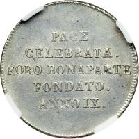 Italian States - Cisalpine Republic. 30 Soldi, Anno IX (1801). NGC AU55 - 2