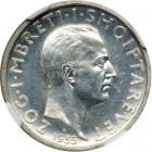 Albania. Prova Franga Ari, 1935-R. NGC MS63