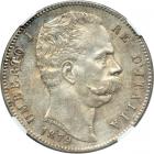 Italy. 5 Lire, 1879-R. NGC AU55