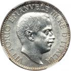 Italian Colonies - Italian Somaliland. ½ Rupia, 1919-R. NGC MS64