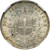 Italian States - Tuscany. 2 Lire, 1860 (Firenze). NGC MS64 - 2