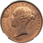 Great Britain. Penny, 1853. NGC MS64