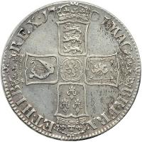 Great Britain. Halfcrown, 1701. VF - 2