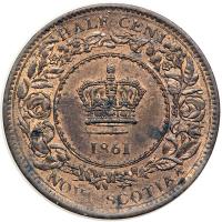 Nova Scotia. Half Cent, 1861. UNC - 2