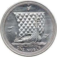 Great Britain - Isle of Man. Platinum Noble, 1985. BU - 2
