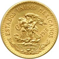 Mexico. 20 Pesos, 1918. EF - 2