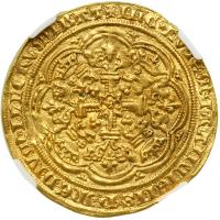 Great Britain. Noble, ND. NGC AU58 - 2