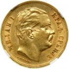 Serbia. 20 Dinara, 1882-V. NGC AU53