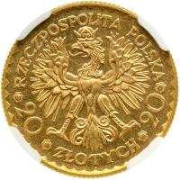 Poland. 20 Zlotych, 1925. NGC MS62 - 2