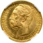 Danish West Indies. 4 Daler - 20 Francs, 1904. NGC MS64