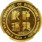 Singapore. 100 Singold, 1988. NGC MS68