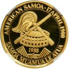 Samoa - American. 50 Dollars, 1988. NGC PF64