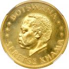 Botswana. 10 Thebe, 1966. NGC MS68