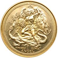 Great Britain - Isle of Man. Angel, 1985. BU - 2