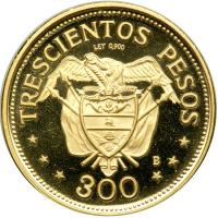 Colombia. 300 Pesos, 1968. PF - 2