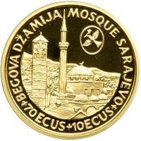 Bosnia & Herzegovina. 70 Ecus + 10, 1993. PF - 2