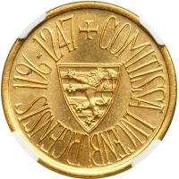 Luxembourg. 40 Francs, 1963. NGC MS67 - 2