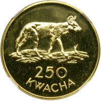 Zambia. 250 Kwacha, 1979. NGC MS68 - 2