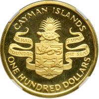 Cayman Islands. 100 Dollars, 1974. NGC PF68 - 2