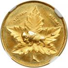 Canada & Provinces - Manitoba. Gold 1Dollar Token, 1898. NGC MS65