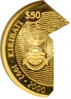 Kiribati. 50 Dollars, 1997. NGC PF69 - 2