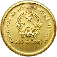 Viet Nam. 500 Dong, 1989. BU - 2