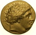 Kingdom of Macedon. Philip II, 359-336 BC. Gold Stater (8.60 g) minted at Pella, c. 340-328 BC. VF