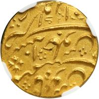 India - Mughal. Mohur, AH.1140/10. NGC MS61 - 2