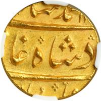 India - Mughal. Mohur, AH.1144/ 13. NGC MS61 - 2