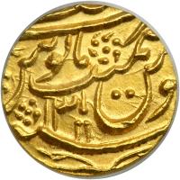 India - Rohilkhand. Mohur, ND (1771-73). PCGS MS65 - 2