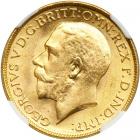 British India. Sovereign, 1918-I. NGC MS64