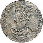 Goa. Rupia, 1839. NGC AU55