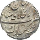 India - Mughal. Rupee, AH1119 Year 1. NGC EF45