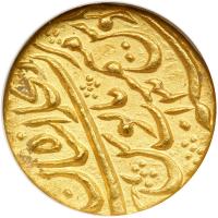 India - Mughal. Mohur, AH1144 Year 13. NGC MS62 - 2