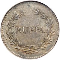 Goa. Rupia, 1846. NGC AU50 - 2